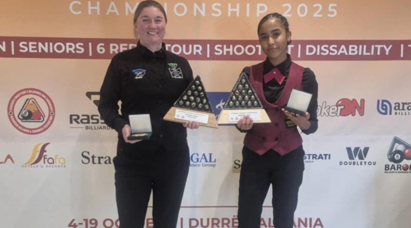 Ellise returns from Albania with gold and bronze medals